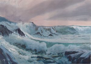 Cornish Seascape - Relentless Tides