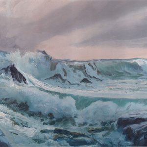 Relentless Tides - Acrylic Cornish Seascape